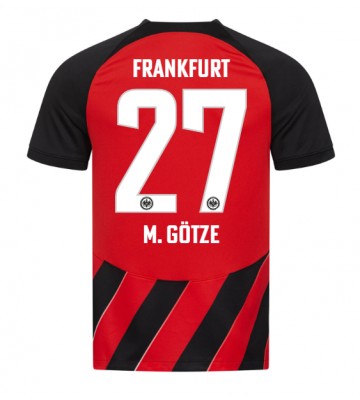 Eintracht Frankfurt Mario Gotze #27 Replika Hjemmebanetrøje 2023-24 Kortærmet